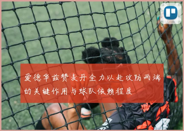 爱德华兹赞麦丹全力以赴攻防两端的关键作用与球队依赖程度